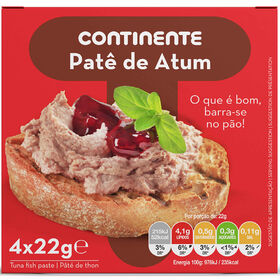 Patê De Atum Continente 88 gr