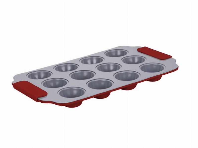 Forma Muffins Com 12 Cavidades Actuel Aço Com Revestimento Cerâmico