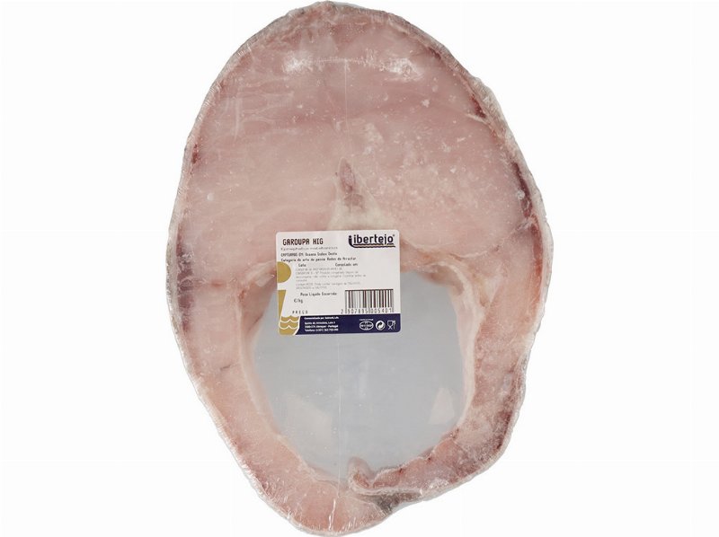 Garoupa Posta Congelada Higienizada Kg