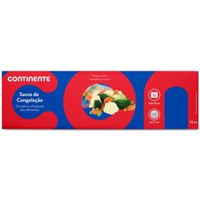 Sacos Para Congelar Zip 3Lt Continente 15 Un