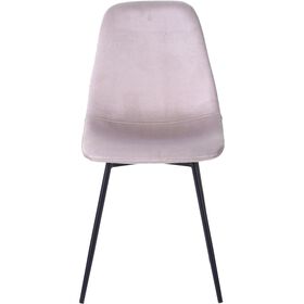 Cadeira Velvet Bege Kasa