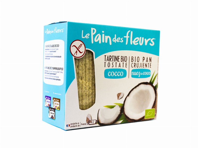 Pão Le Pain Des Fleurs Flores Côco Sem Glúten 150 g