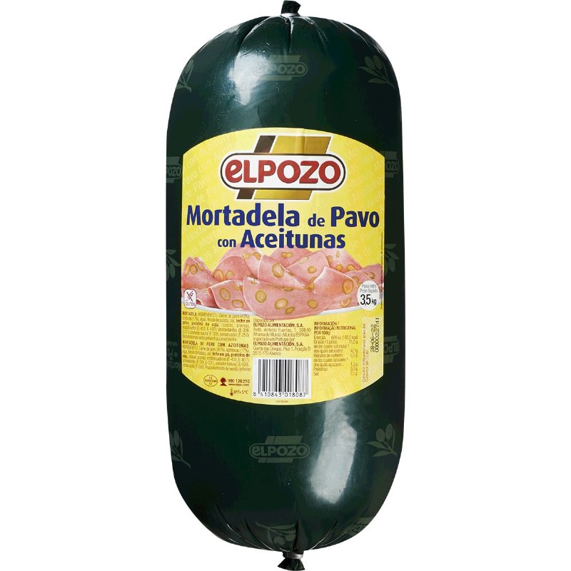 Mortadela De Peru Com Azeitonas Sem Glúten