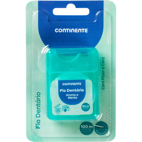 Fio Dentário Menta 100 M Continente 1 Un