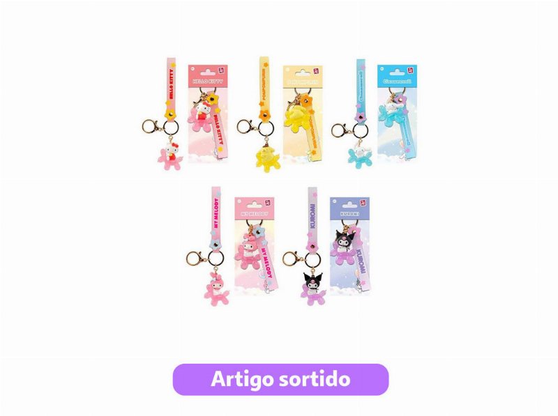 Porta-Chaves Hello Kitty And Friends Modelos Sortidos