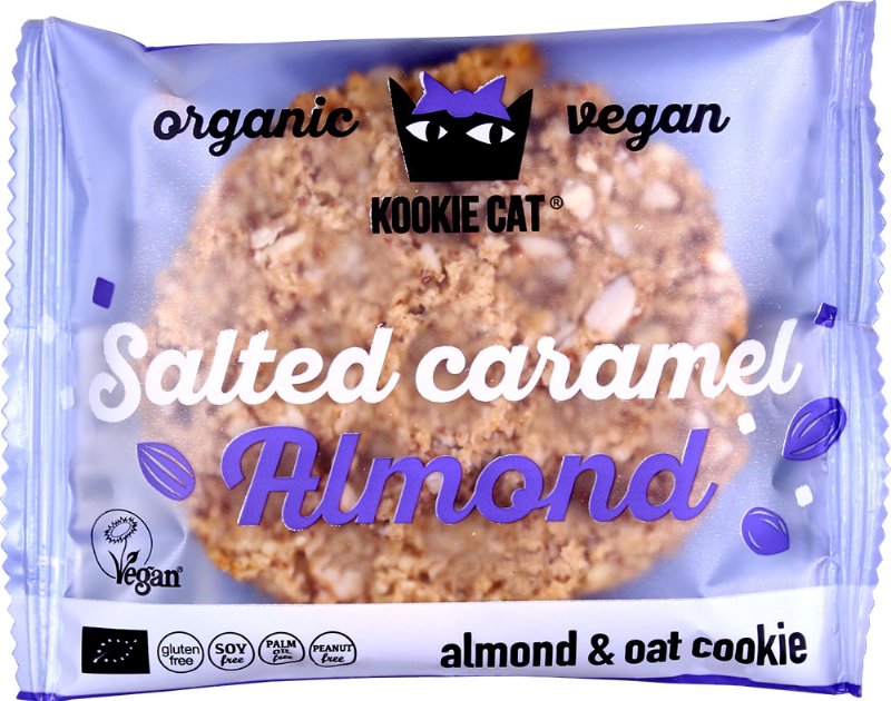 Bolacha Kookie Cat Amêndoa E Caramelo Salgado 50 g