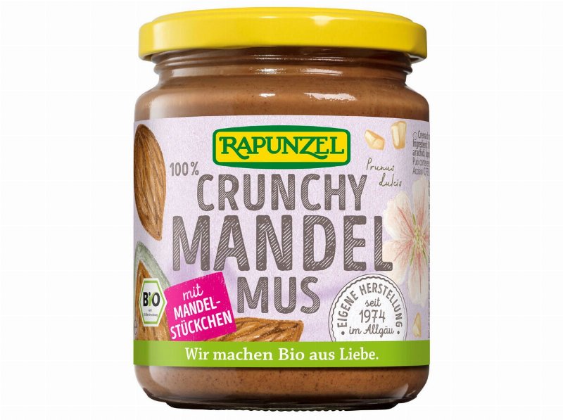 Creme De Amêndoa Bio Rapunzel Crocante 250 g