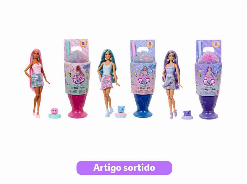 Pop Reveal Barbie Guloseimas Modelos Sortidos