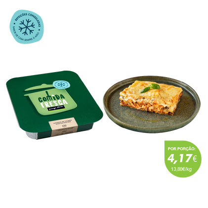 Lasanha De Salmão E Espinafres Comida Fresca 1.8Kg
