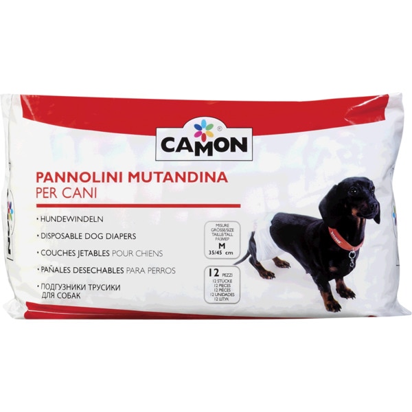 Pensos Higiénicos Para Cão Tamanho M 12 unidade