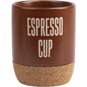 Copo Café Cortiça 100 ml Castanho Kasa