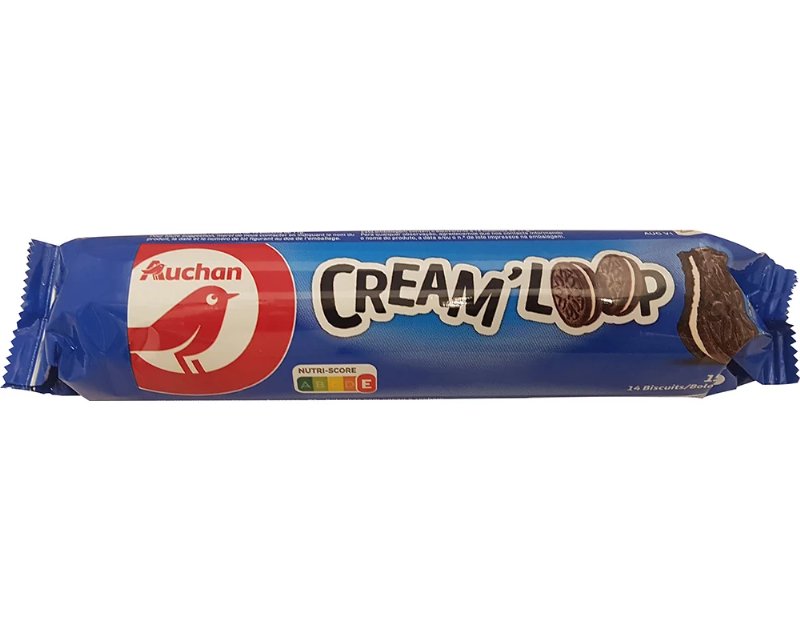 Bolachas Auchan Sandwish Tubo Cacau 154 g