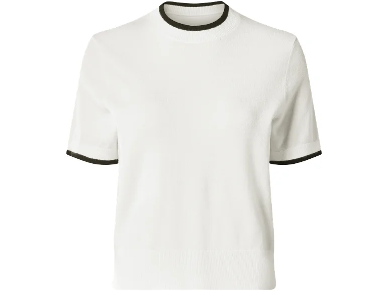 T-Shirt Em Malha Para Senhora