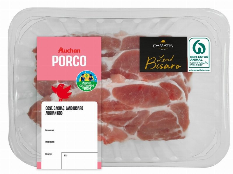 Costeleta Cachaço De Porco Land Bisaro Auchan Cultivamos O Bom Kg