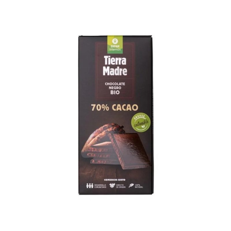 Chocolate Negro 70% Cacau Bio Tierra Madre 100 g