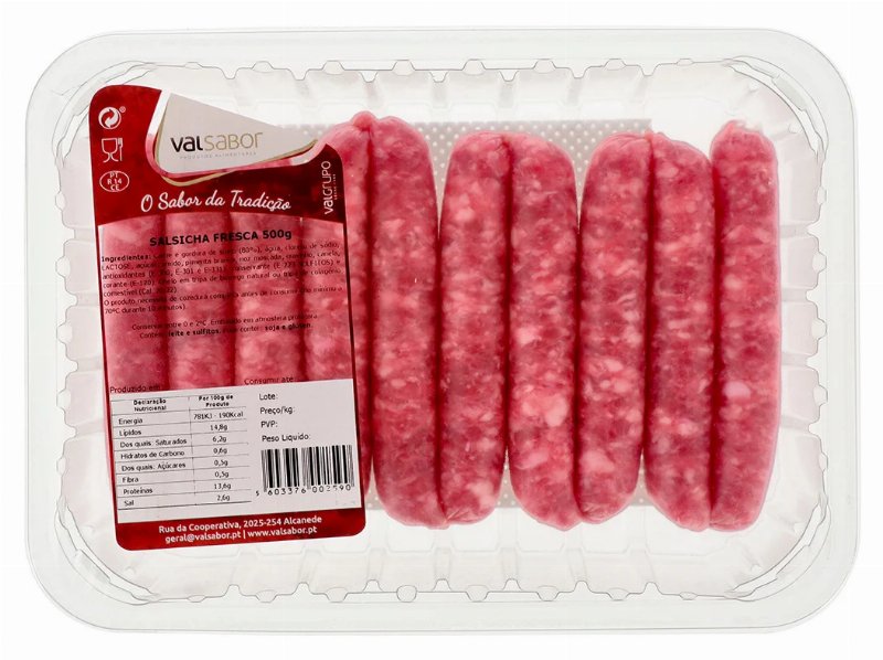 Salsicha Fresca Carnes Portugal 500 g