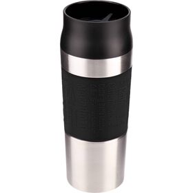Caneca Térmica 350 ml Aço Inoxidável Preta Kasa