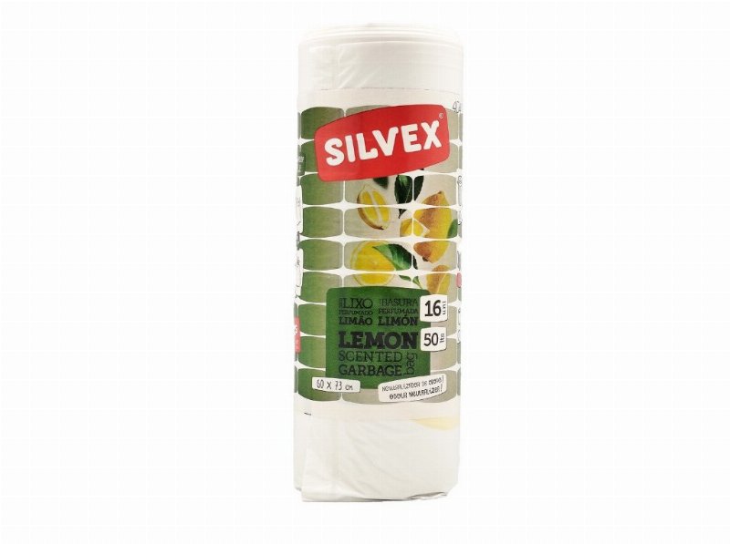 Sacos Lixo Silvex Branco 50 l