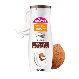 Loção Corpo Coco Nutritivo Natural Honey 400 ml
