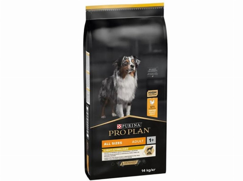 Ração Cão Pro Plan Esterilizado Light 14 kg