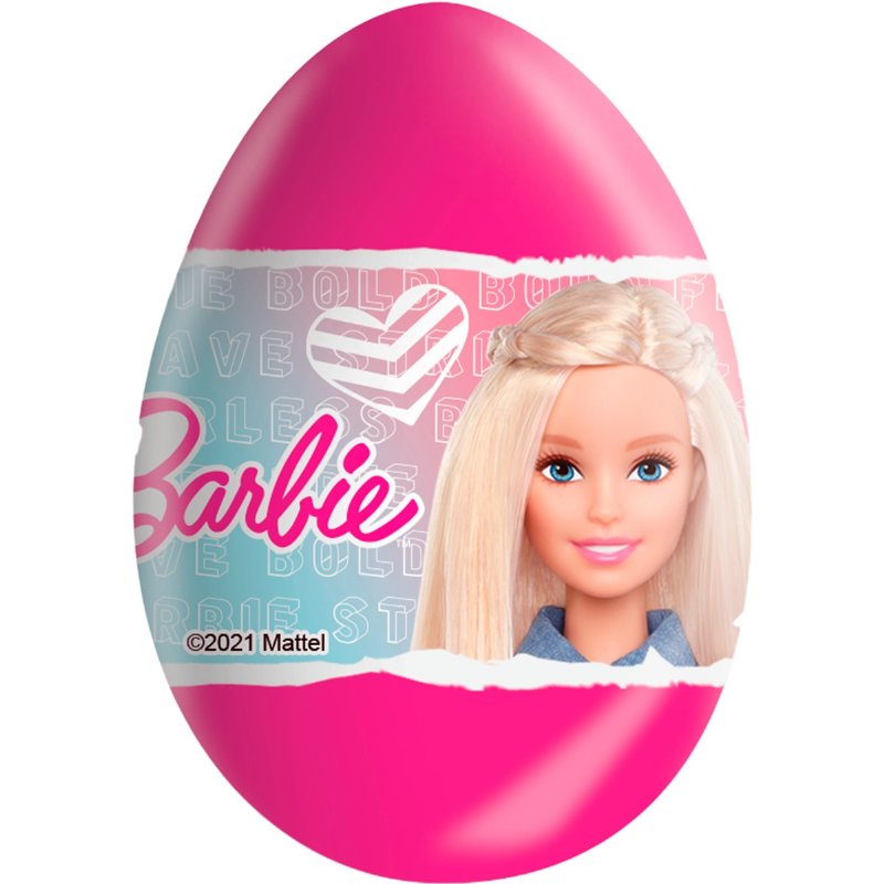 Ovo De Chocolate De Leite Barbie Sortido 20 g