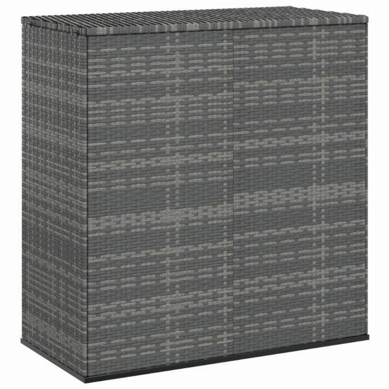 Hkh Caixa Para Almofadões De Jardim 100X49X103,5Cm Vime Pe - Cinzento