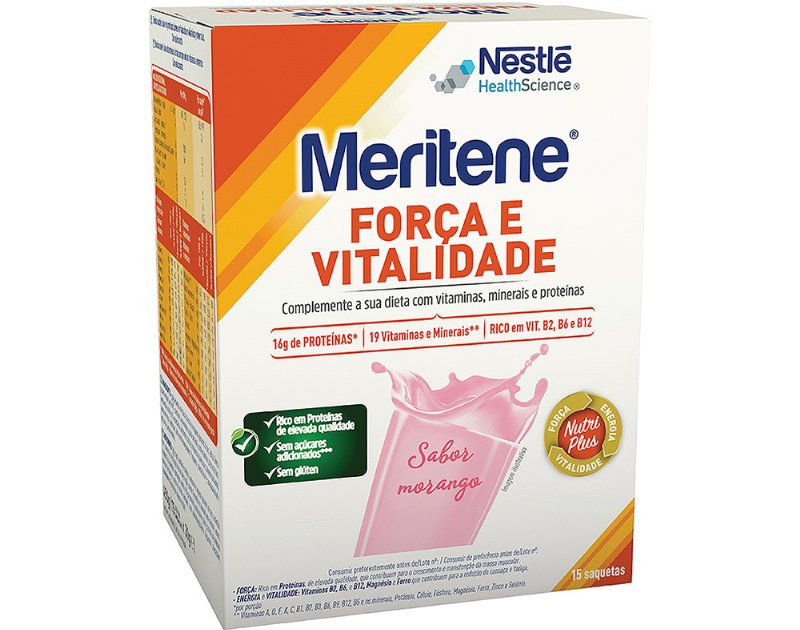 Suplemento Meritene Morango 15X30 g