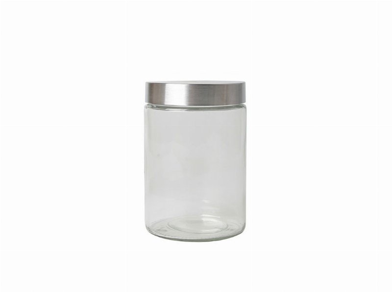 Frasco Em Vidro Actuel Hermético Com Tampa Em Inox 1.2 l