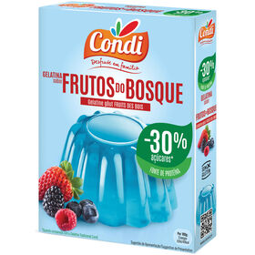 Gelatina Em Pó De Frutos Do Bosque -30% Açúcares Condi 114 gr