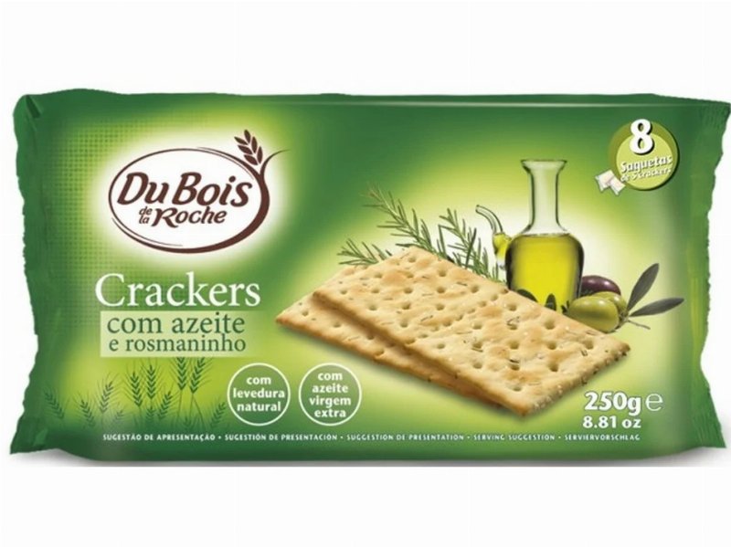 Bolacha Du Bois De La Roche Crackers Com Azeite E Rosmaninho 250 g
