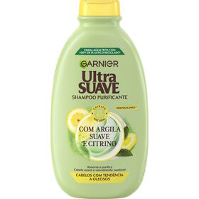 Champô Argila Suave E Limão Garnier Ultra Suave 400 ml