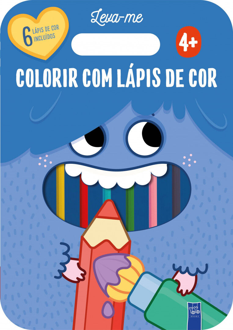 Livro De Colorir - Leva-Me Colorir Com Lápis Cor Lilás Vários Autores