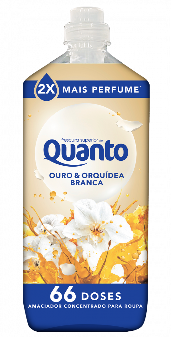 Amaciador Roupa Ouro E Orquídea Branca Quanto 66Dos