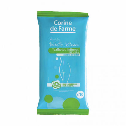 Toalhitas Íntimas Frescura Corine De Farme 10Un