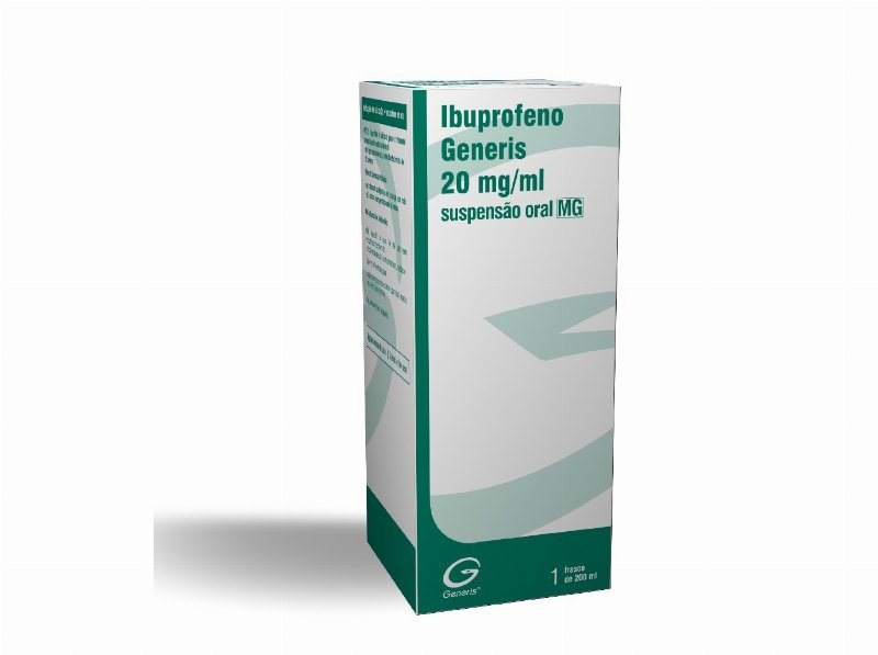 Solução Generis Ibuprofeno Oral 20Mg/Ml 200 ml