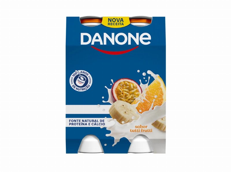 Iogurte Danone Líquido Tutti Frutti 4X155 g