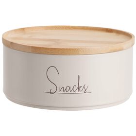 Lata Empilhável Para Snacks Bege Kasa