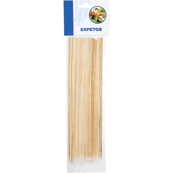 Espetos Bambu 25 unidades