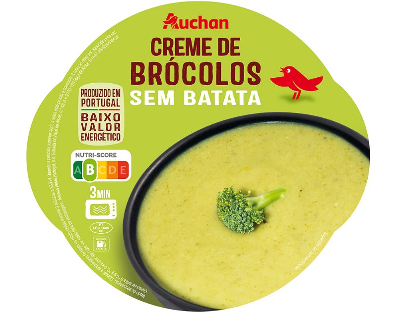 Creme De Brócolos Auchan 800 g
