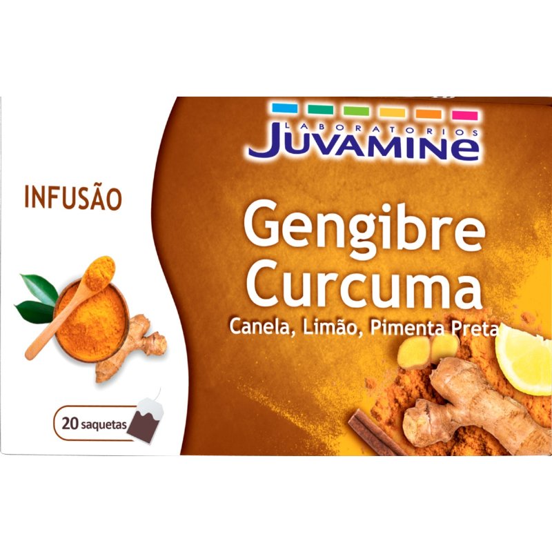 Infusão Gengibre Curcuma 20 unidades