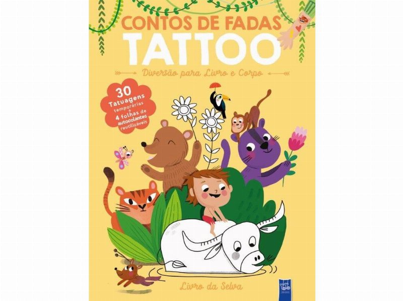 Livro Contos De Fadas - Tattoo - Livro Da Selva