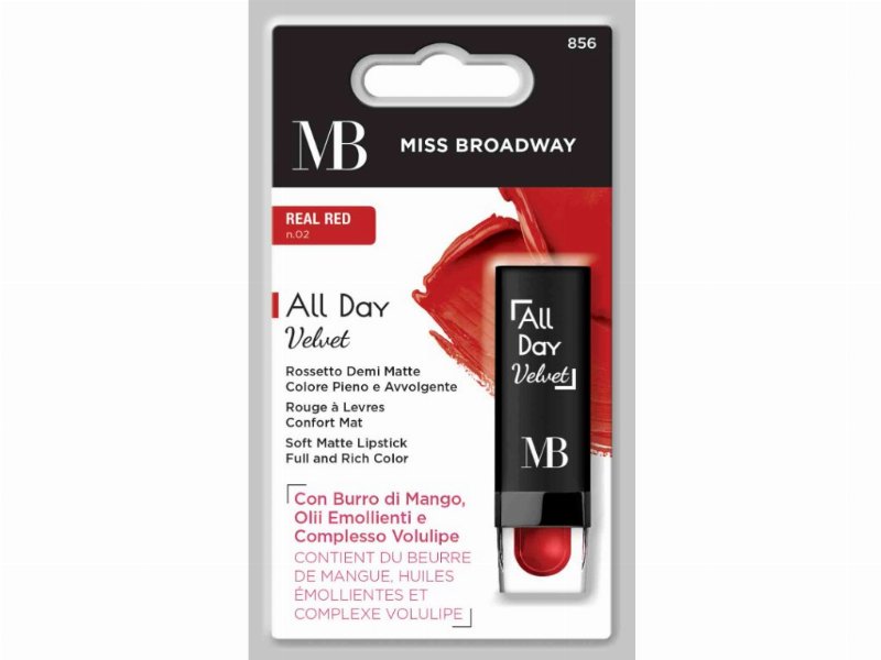 Batom Mb Milano Matte Real Red Un