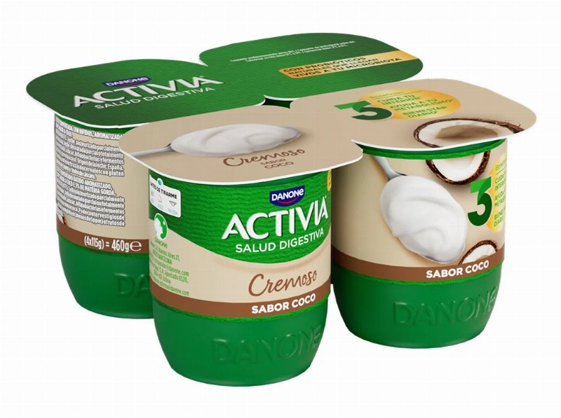 Iogurte Activia Bifidus Cremoso Coco 4X115 g