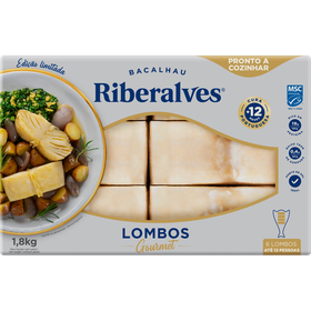 Lombos De Bacalhau 12 Meses De Cura Msc Riberalves 1,8 kg