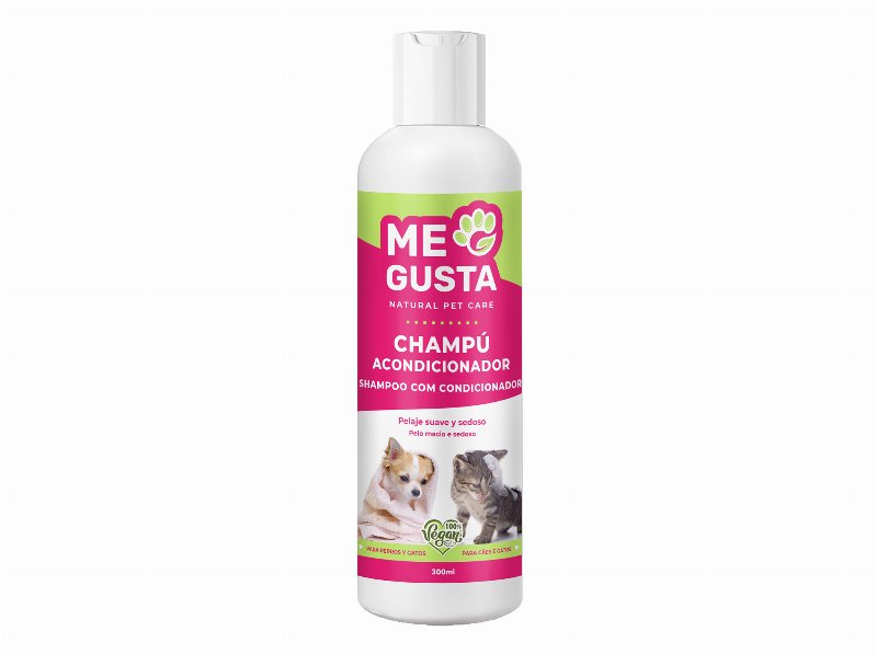 Champô Para Animais Me Gusta Com Condicionador 300 ml