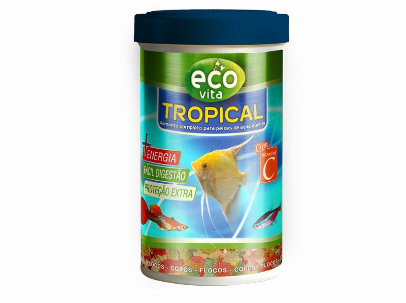 Alimento Para Peixe Eco-Vita Tropical 250 ml