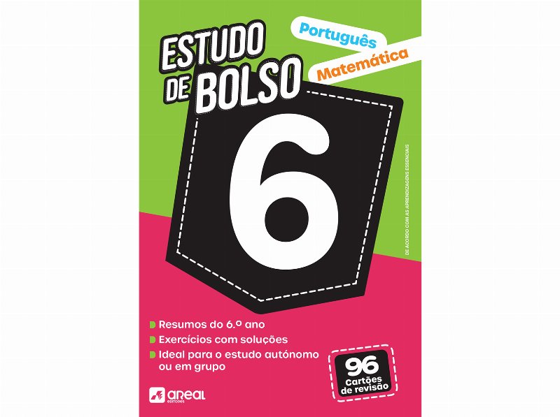 Livro Estudo De Bolso: Português E Matemática - 6.
