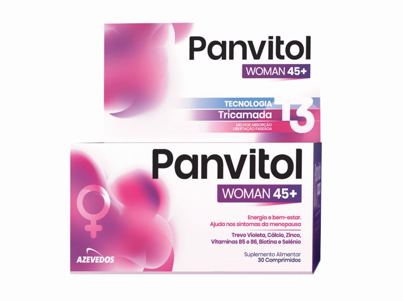 Suplemento Panvitol Mulher +45 30Cps