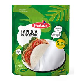 Tapioca Hidratada Sem Glúten Ferbar 5 X 80 gr