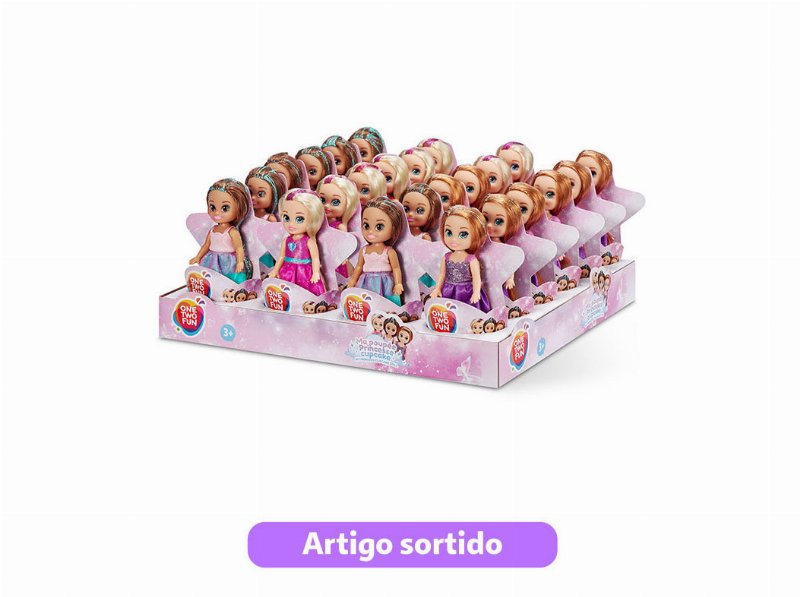 Princesa Cup Cake One Two Fun 10Cm Modelos Sortidos